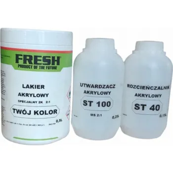 AKRYLOVÝ LAK KOMPLET FRESH VAG LD6B JAVA GREEN 0,5L 2:1