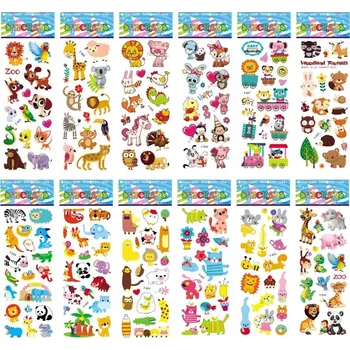 samolepka 3D vzdělávací Samolepky pro děti, 30 kusů, 25x20 cm