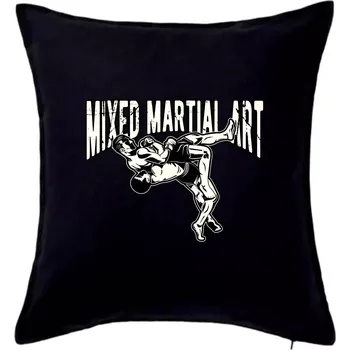 Polštář MMA v boji - Polštář 50x50 - 50x50 - Pouze potah ( Černá )