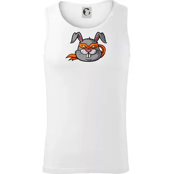 Ninja králík - Tílko pánské Core - M ( Bílá )