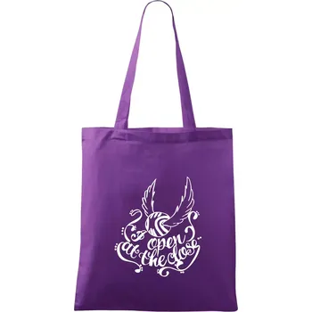 Harry - Zlatonka - Taška bavlněná - 42 x 38 cm ( Fialová )