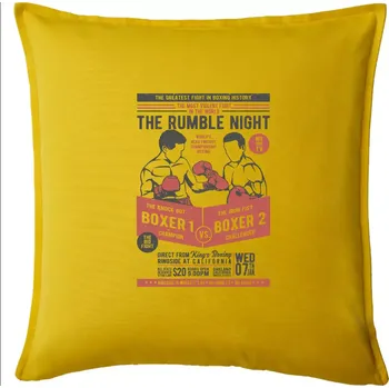 Polštář Classic Boxing - Polštář 50x50 - 50x50 - Pouze potah ( Žlutá )