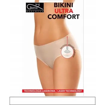 Kalhotky Gatta BIKINI COMFORT, Kalhotky bezešvé BÍLÉ, L