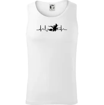 EKG čarodějnice - Tílko pánské Core - S ( Bílá )