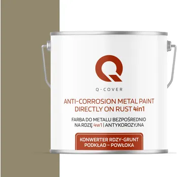 barva na kov BARVA NA KOV 4v1 PROTI KOROZI NA PLECH, HLINÍK, ŠEDÁ ŽLUTÁ RAL 7034 SATÉN 5L