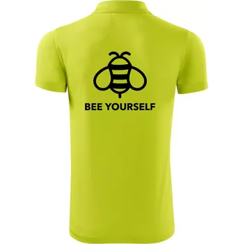 Pánská košile Bee yourself - Polokošile Victory sportovní (dresovina) - L ( Limetková )