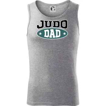 Judo Dad - Tílko pánské Core - M ( Tmavě šedý melír )