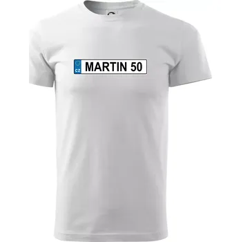 Pánské tričko SPZ Martin 50 - Triko extra velké (5-8XL) - 7XL ( Bílá )