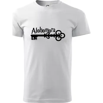 Pánské tričko Harry - Alohomora - Klasické pánské triko vyšší gramáže - M ( Bílá )