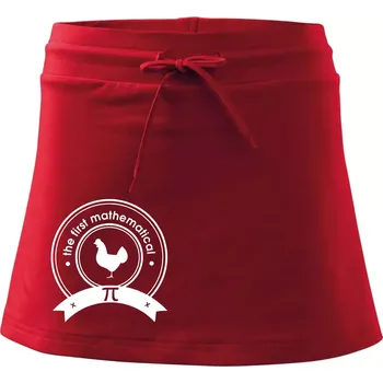 Dámská sukně The First Mathematical - Sportovní sukně - two in one - XS ( Červená )