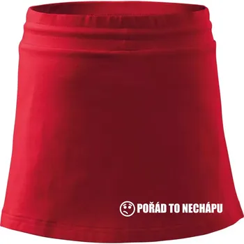 Dámská sukně Nechápu to - pořád to nechápu - Sportovní sukně - two in one - L ( Červená )