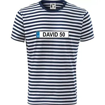 Pánské tričko SPZ David 50 - Triko na vodu - XS ( Prouhovaná )