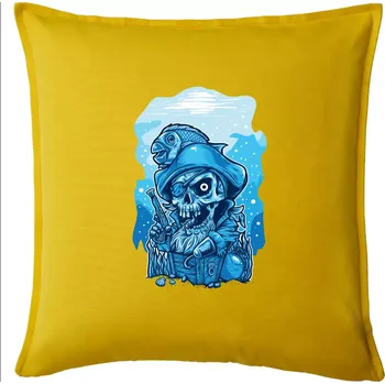 Polštář Starý mořský vlk - Polštář 50x50 - 50x50 - Pouze potah ( Žlutá )