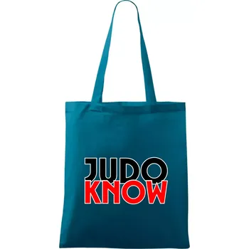 Judo know - Taška bavlněná - 42 x 38 cm ( Petrolejová )