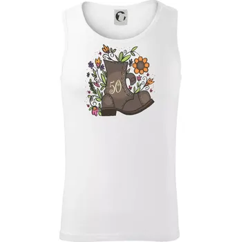 Stará bota 50 - Tílko pánské Core - 2XL ( Bílá )