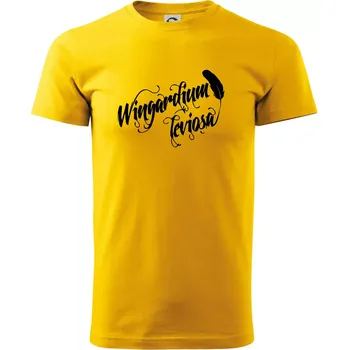 Pánské tričko Harry - Wingardium Leviosa - Triko extra velké (5-8XL) - 6XL ( Žlutá )