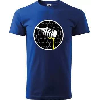 Pánské tričko Včelařův med - Triko extra velké (5-8XL) - 7XL ( Královská modrá )
