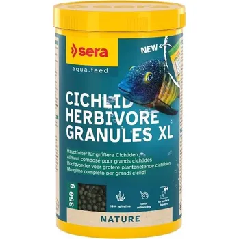 Krmivo pro rybičky SERA Cichlid Herbivore Granules Nature XL 350g
