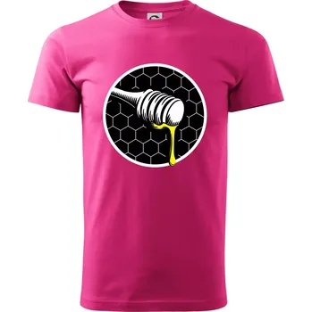 Pánská móda Včelařův med - Klasické pánské triko vyšší gramáže - XS ( Purpurová )