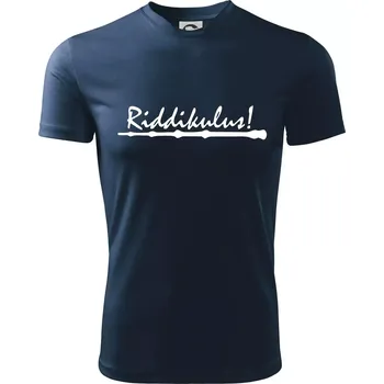 Harry - Riddikulus - Dětské triko sportovní (dresovina) - 146 cm/10 let ( Námořní modrá (velmi tmavá - téměř černá) )