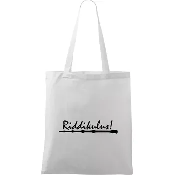 Harry - Riddikulus - Taška bavlněná - 42 x 38 cm ( Bílá )