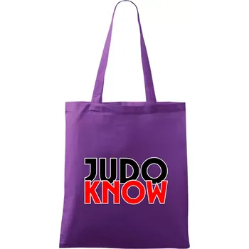 Judo know - Taška bavlněná - 42 x 38 cm ( Fialová )