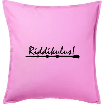 Polštář Harry - Riddikulus - Polštář 50x50 - 50x50 - Pouze potah ( Růžová )