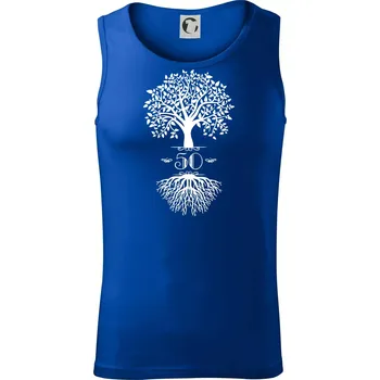 Pánská móda Narozeninový strom 50 - Tílko pánské Core - S ( Královská modrá )
