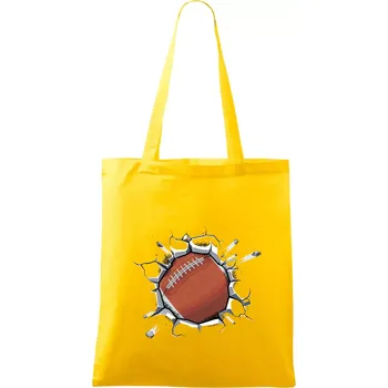 Americký fotbal míč v triku - Taška bavlněná - 42 x 38 cm ( Žlutá )