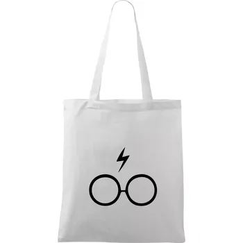 Harry - Brýle - Taška bavlněná - 42 x 38 cm ( Bílá )