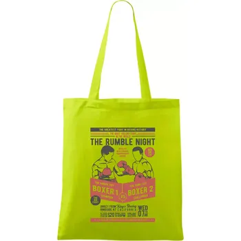 Classic Boxing - Taška bavlněná - 42 x 38 cm ( Limetková )