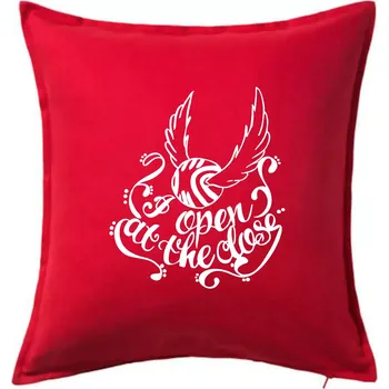 Polštář Harry - Zlatonka - Polštář 50x50 - 50x50 - Pouze potah ( Červená )