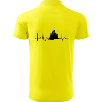 Pánská košile Harry - EKG hrad - Polokošile pánská Pique Polo 203 - 4XL ( Citrónová )