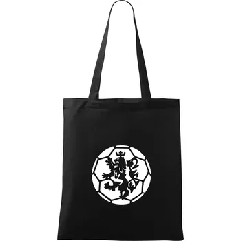 Házená míč lev - Taška bavlněná - 42 x 38 cm ( Černá )