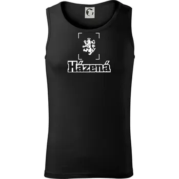 Národní házená lev - Tílko pánské Core - L ( Černá )