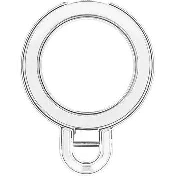 Stojan na telefon CIRCLE - nalepovací - stříbrný