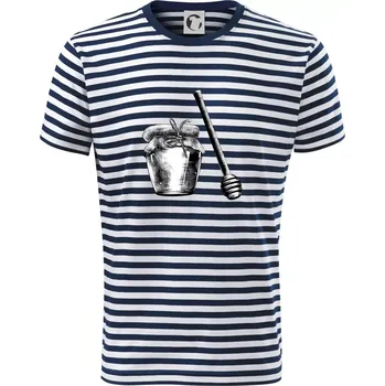 Med ve sklenici - Triko na vodu - S ( Prouhovaná )