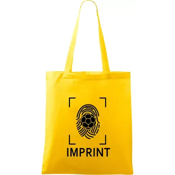 Nákupní taška Házená imprint - Taška bavlněná - 42 x 38 cm ( Žlutá )