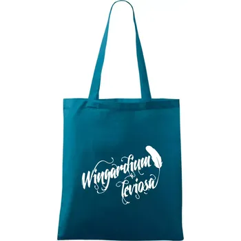 Harry - Wingardium Leviosa - Taška bavlněná - 42 x 38 cm ( Petrolejová )