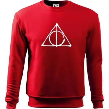 Chlapecké tričko Harry - symbol relikvie - Mikina Essential dětská - 158 cm/12 let ( Červená )