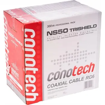 elektrický kabel Anténní Koaxiální Kabel Conotech 1x1,0 mm2 300 m