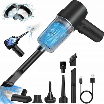 IP kamera Odkurzacz Samochodowy Bezdrátový vysavač do auta 12000Pa 4000mAh HEPA Filtr Typ-C 20 Minut