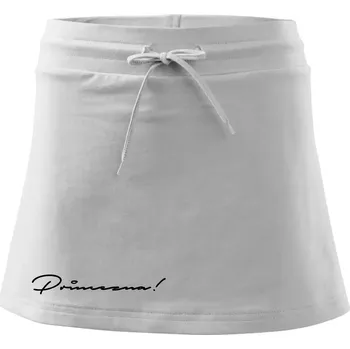 Dámská sukně Řekni to - Princezna - Sportovní sukně - two in one - XS ( Bílá )