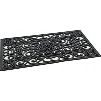 ROHOŽKA IRON MAT BLACK 1 45x75 CM