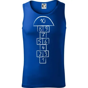 Skákat panáka na triku - Tílko pánské Core - XL ( Královská modrá )