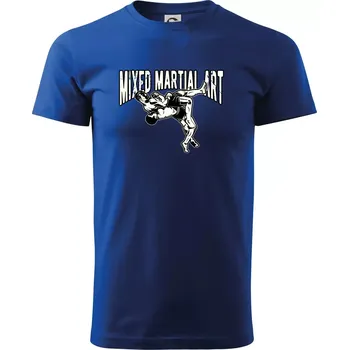 MMA v boji - Triko extra velké (5-8XL) - 6XL ( Královská modrá )