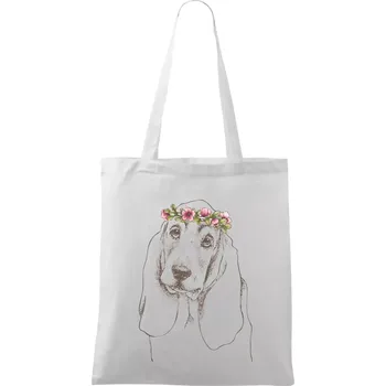 Basetí princezna - Taška bavlněná - 42 x 38 cm ( Bílá )