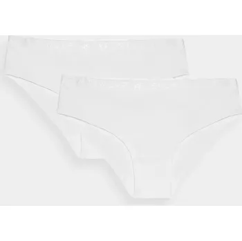 Dámské oblečení Dámské spodní prádlo kalhotky 4F (2 Pack) - bílé Velikost: M