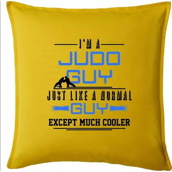 Polštář Judo Guy - Polštář 50x50 - 50x50 - Pouze potah ( Žlutá )