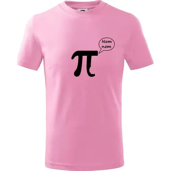 Nakouslé Pí - Tričko dětské bavlněné - 158 cm/12 let ( Růžová )